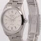 2004 PAPERS Rolex Oyster Perpetual Air-King SILVER Oyster 34mm Steel 14000M BOX