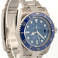 2022 RSC Rolex Submariner 40mm BLUE 18K White Gold SMURF Ceramic 116619 LB BOX