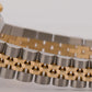1994 PAPERS Rolex DateJust 26mm WHITE ROMAN 18K Gold Steel JUBILEE 69173 BOX
