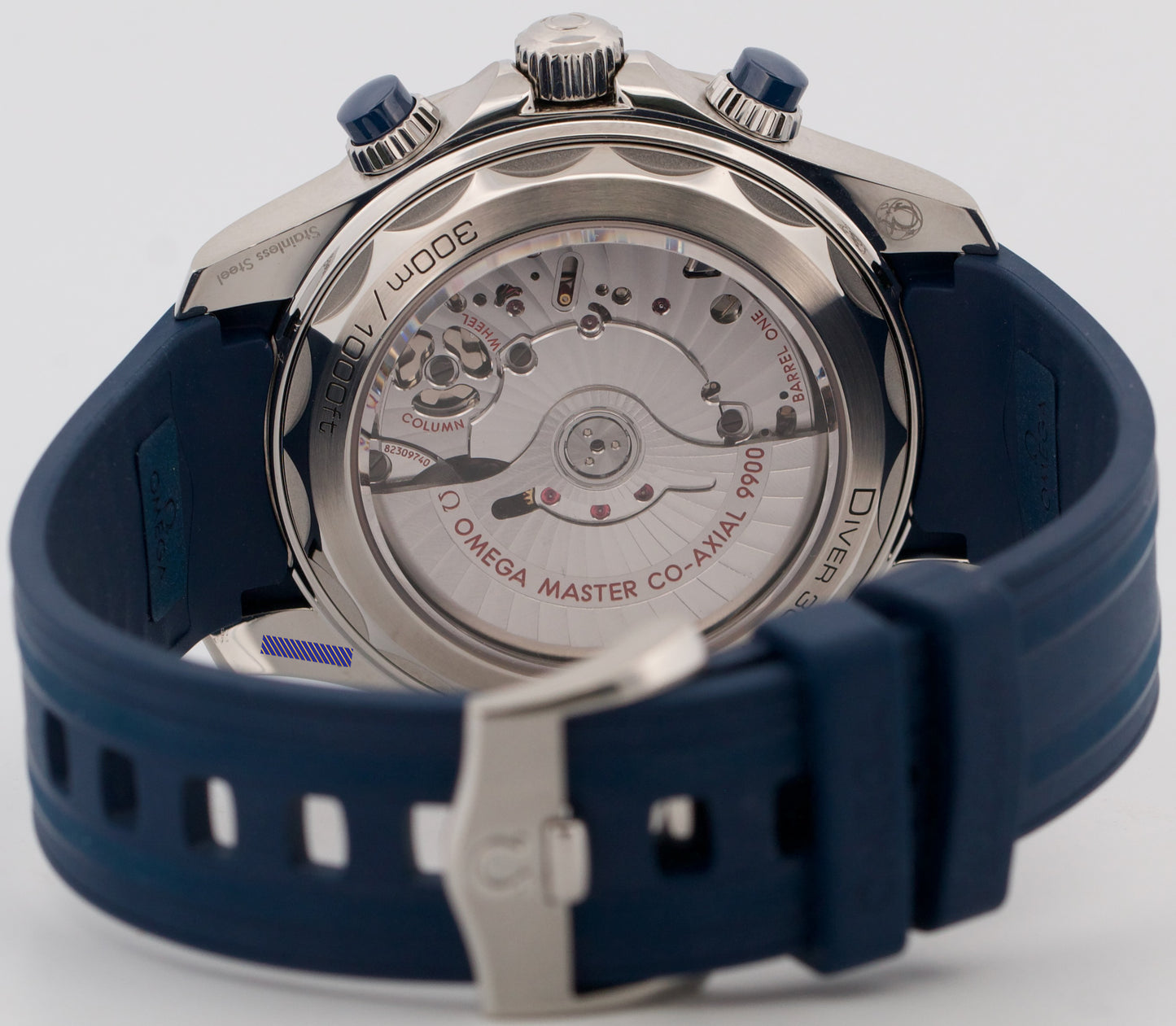 2021 PAPERS Omega Seamaster Diver BLUE GRAY Steel 44mm 210.30.44.51.06.001 BOX
