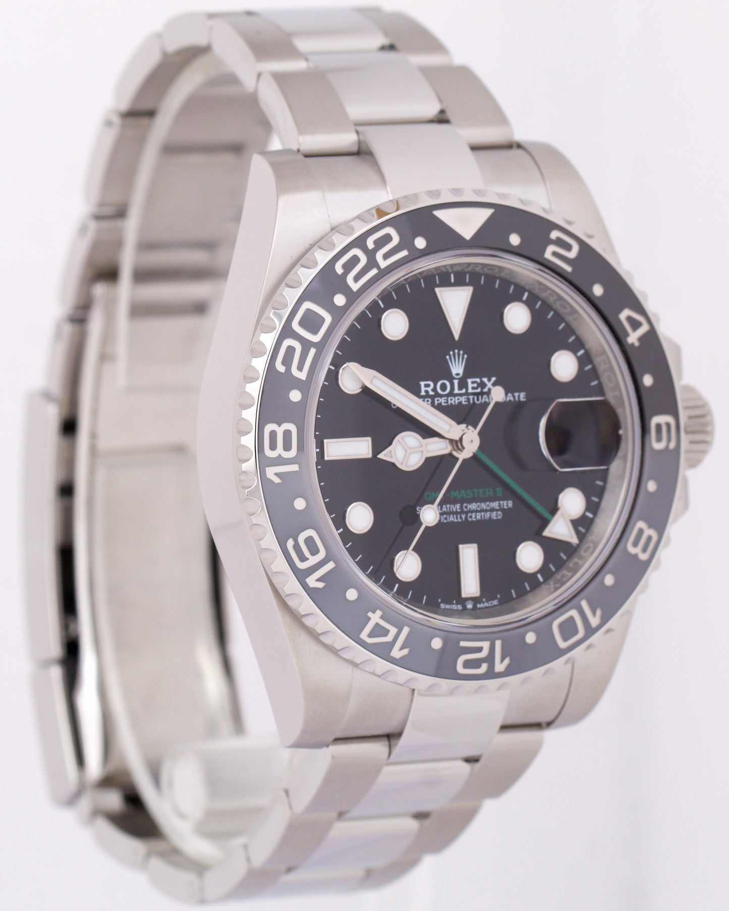 NEW NOV 2024 PAPERS Rolex GMT-Master II BRUCE WAYNE Ceramic 126710 GRNR BOX