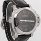 PAPERS Panerai Luminor Marina 1950 Steel BLACK 44mm PAM01312 Leather Watch BOX
