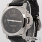 PAPERS Panerai Luminor Marina 1950 Steel BLACK 44mm PAM01312 Leather Watch BOX