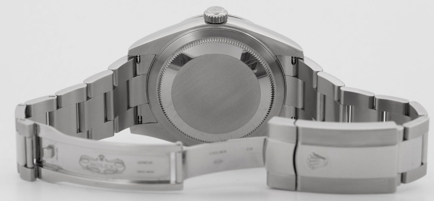 2019 PAPERS Rolex Sky-Dweller BLUE Steel 18K White Gold 42mm Oyster 326934 BOX