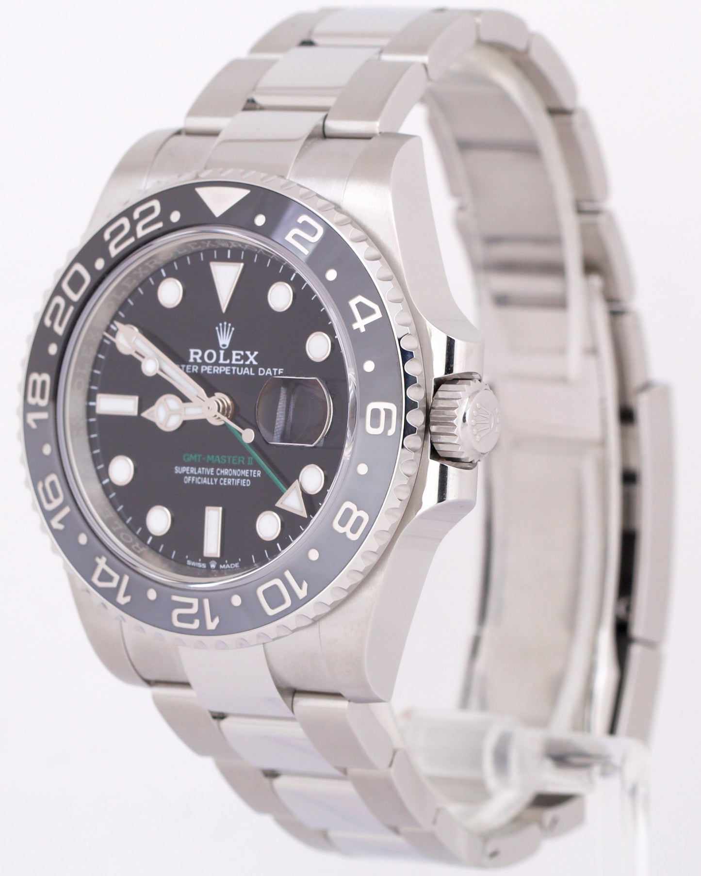 NEW NOV 2024 PAPERS Rolex GMT-Master II BRUCE WAYNE Ceramic 126710 GRNR BOX