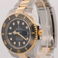 2023 PAPERS Rolex Sea-Dweller BLACK Two-Tone Steel 18K Gold 43mm 126603 BOX