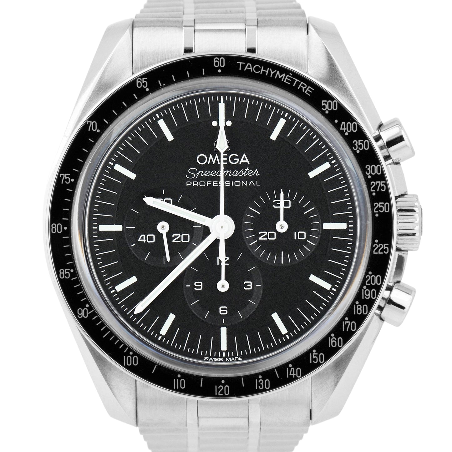 NEW 2024 PAPERS Omega Speedmaster SAPPHIRE SANDWICH 310.30.42.50.01.002 BOX