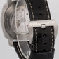PAPERS Panerai Luminor Marina 1950 Steel BLACK 44mm PAM01312 Leather Watch BOX
