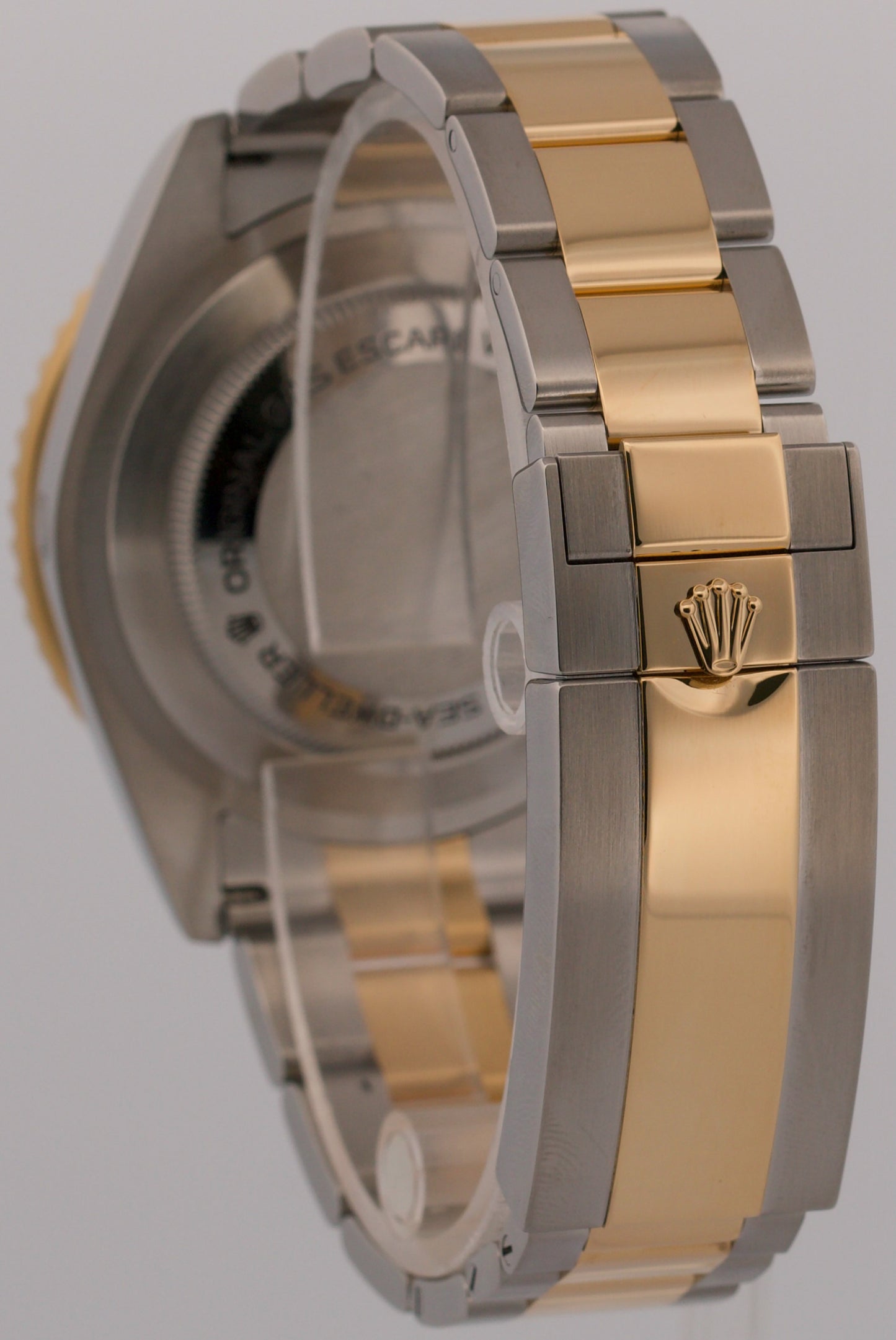 2023 PAPERS Rolex Sea-Dweller BLACK Two-Tone Steel 18K Gold 43mm 126603 BOX