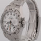 2022 PAPERS Rolex Explorer II 42mm POLAR WHITE Date GMT Steel 226570 Watch BOX