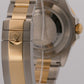 2023 PAPERS Rolex Sea-Dweller BLACK Two-Tone Steel 18K Gold 43mm 126603 BOX