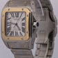 Cartier Santos 100 XL TWO-TONE Stainless Steel 18K Gold 38mm 2656 W200728G Watch