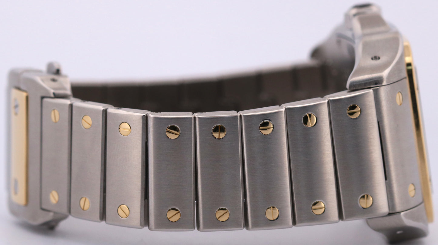 Cartier Santos 100 XL TWO-TONE Stainless Steel 18K Gold 38mm 2656 W200728G Watch