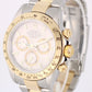 Rolex Daytona Cosmograph Two-Tone 18k Gold Steel Slate Gray 40mm 116523 Watch