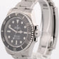 2018 PAPERS Rolex Submariner No-Date 40mm BLACK Ceramic Steel 114060 LN BOX