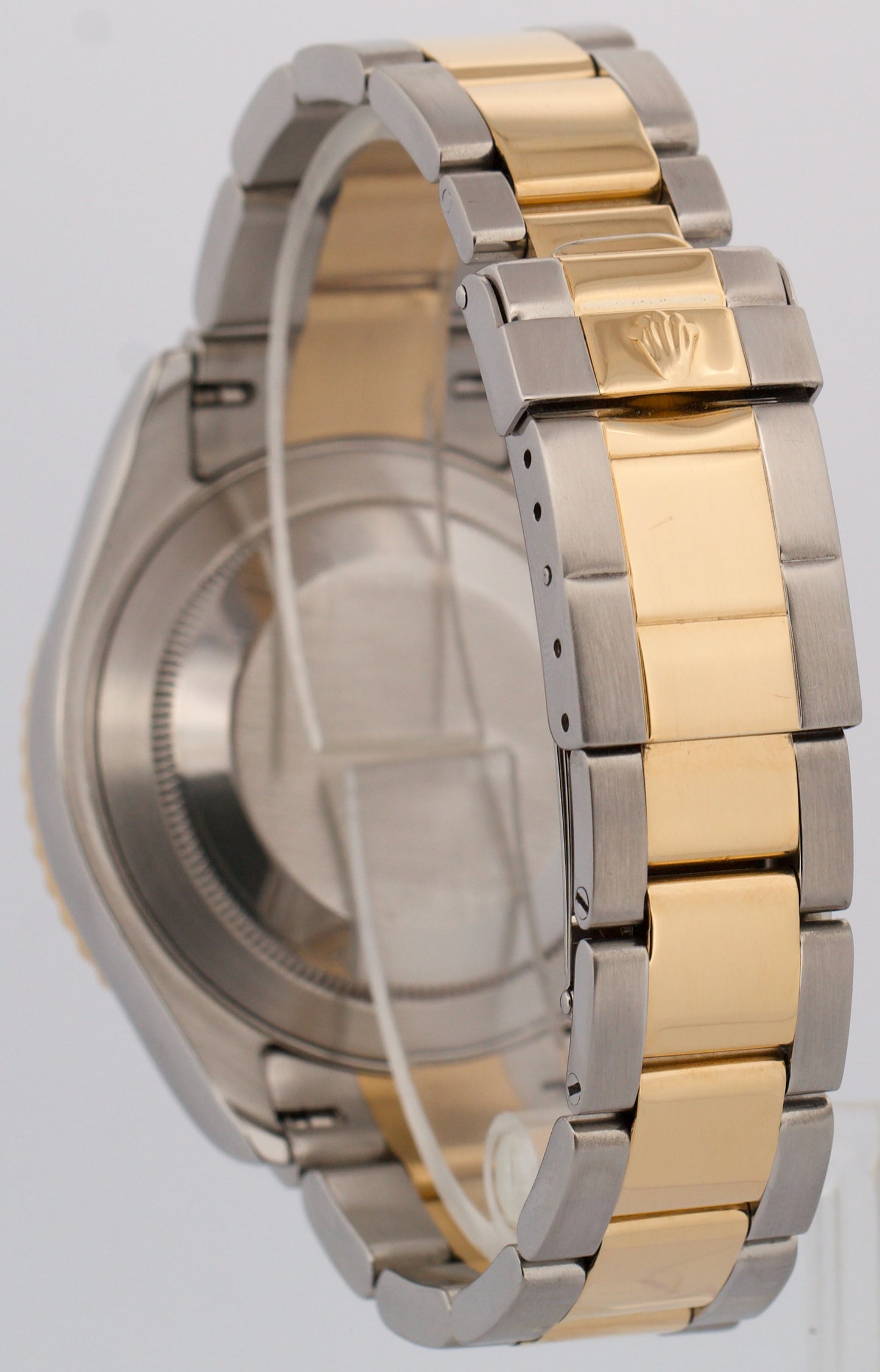 Rolex Yacht-Master 40mm WHITE 18K Two-Tone 18K Yellow Gold Steel 16623 Watch