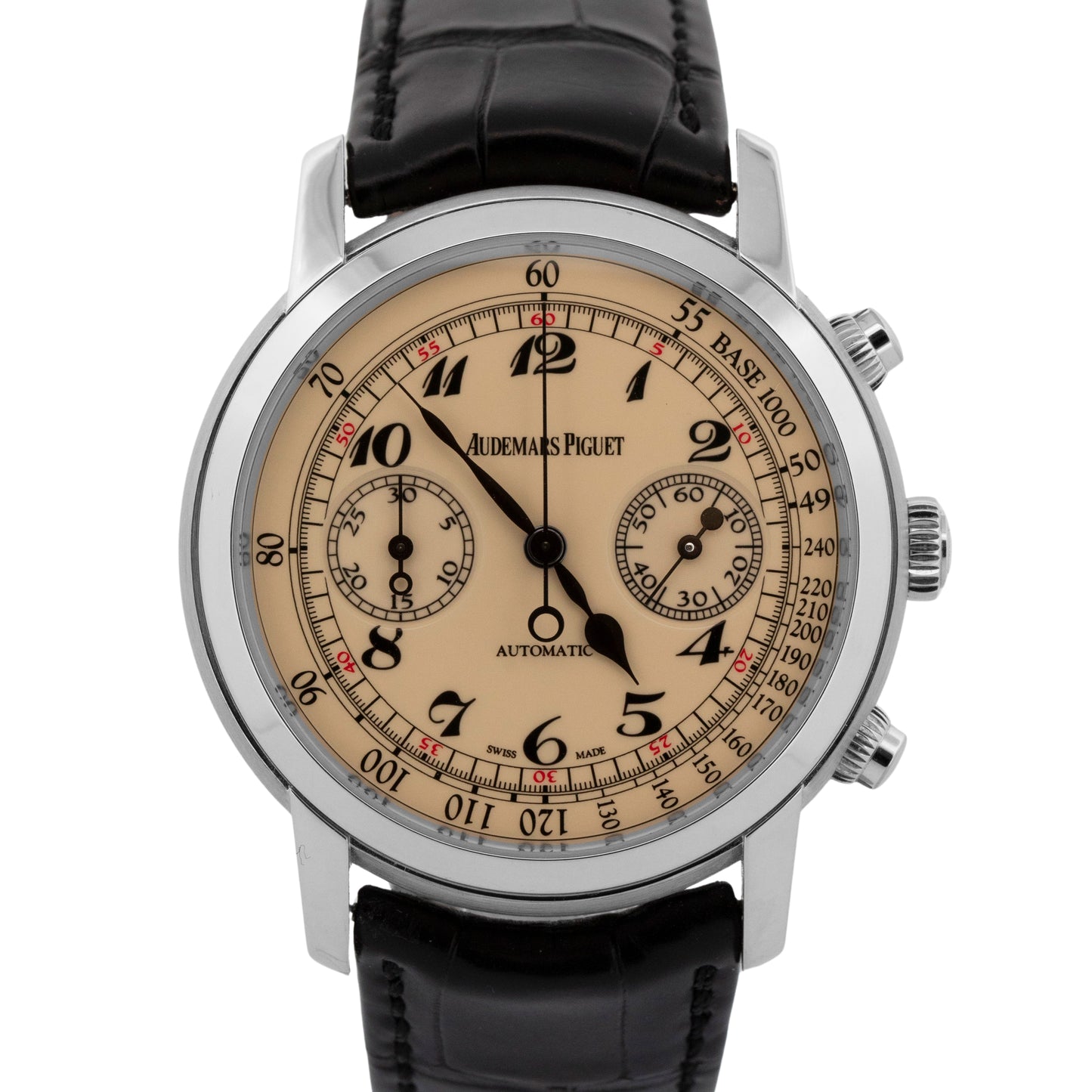PAPERS Audemars Piguet Jules Audemars CREAM White Gold 41mm 26100BC.OO.D002CR.01