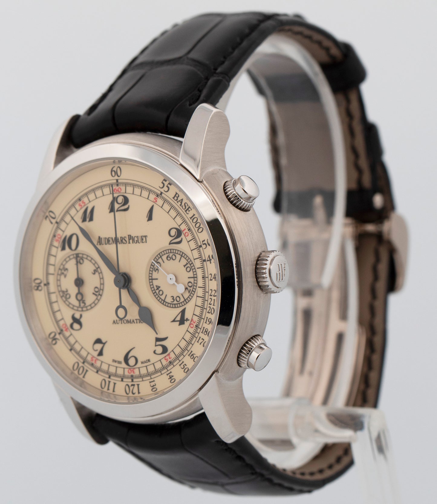 PAPERS Audemars Piguet Jules Audemars CREAM White Gold 41mm 26100BC.OO.D002CR.01