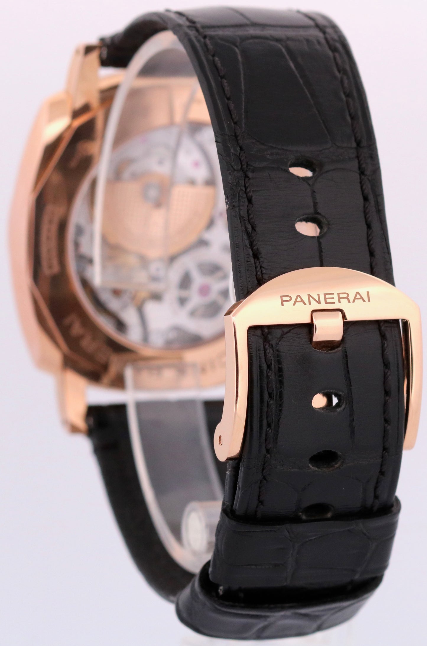 PAPERS Panerai Luminor Due PAM00675 18K Gold RHODIUM Leather 45mm PAM675 BOX