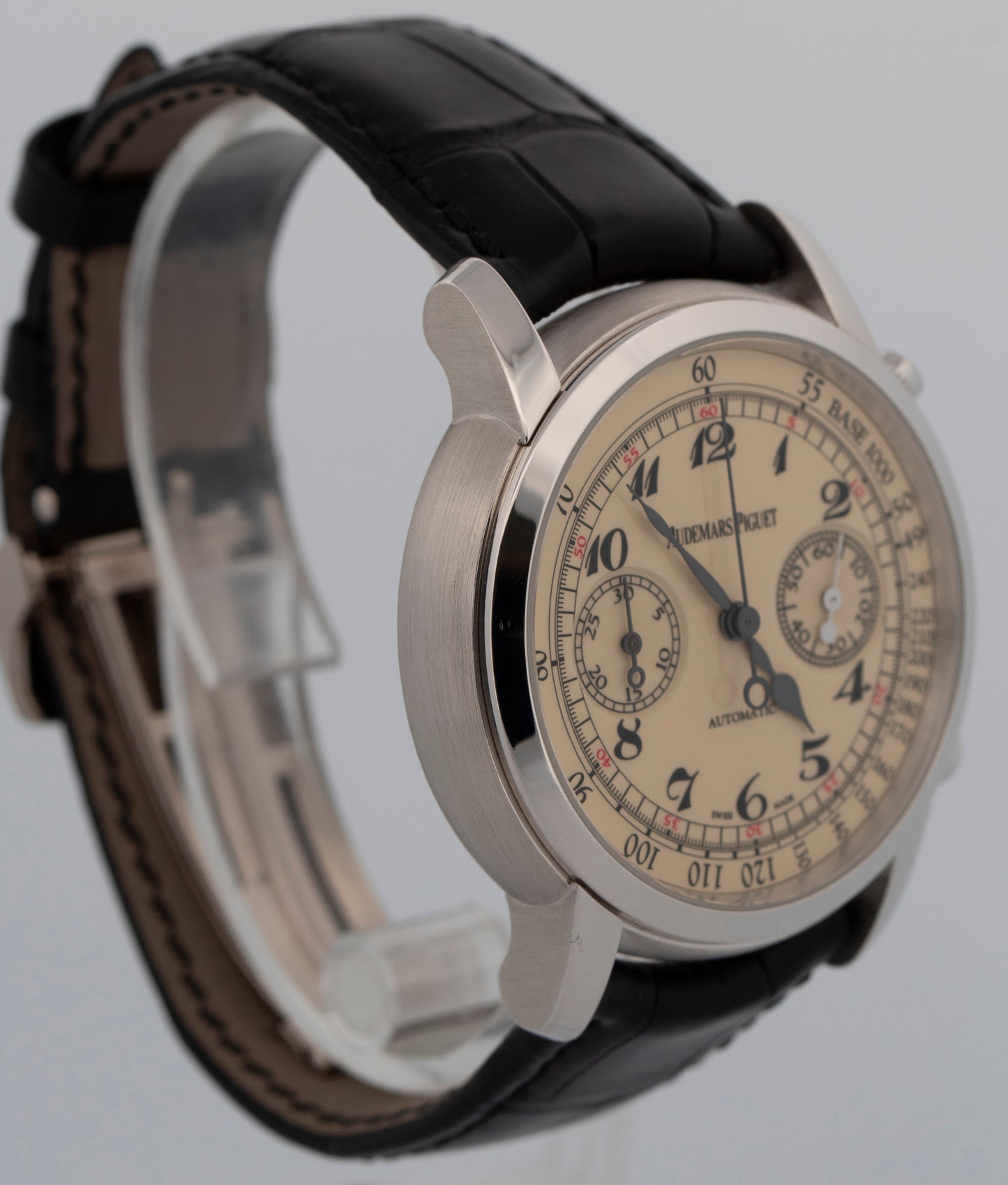 PAPERS Audemars Piguet Jules Audemars CREAM White Gold 41mm 26100BC.OO.D002CR.01