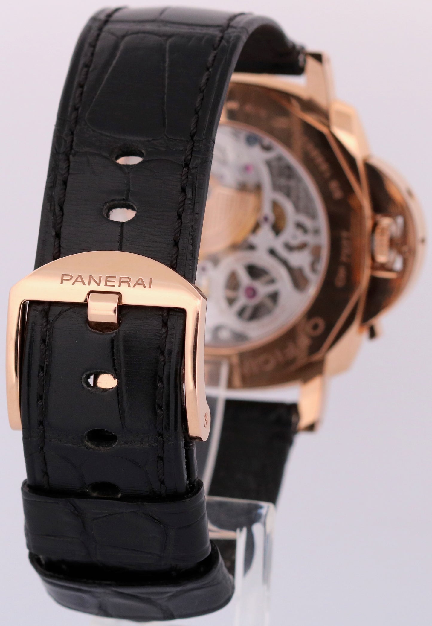 PAPERS Panerai Luminor Due PAM00675 18K Gold RHODIUM Leather 45mm PAM675 BOX