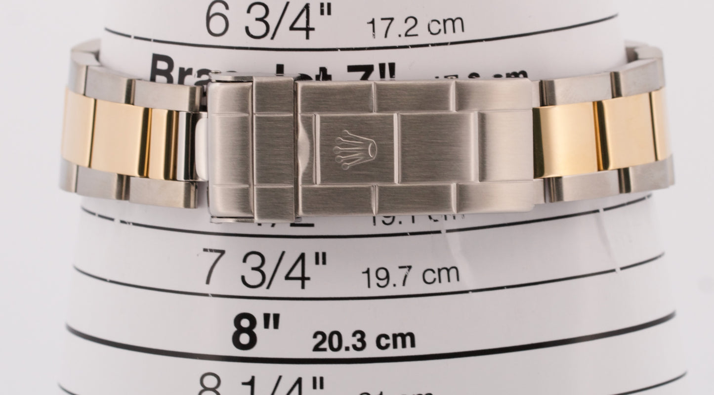 2021 RSC PAPERS Rolex Submariner Date 40mm BLACK Steel 18K Gold Watch 16613 BOX