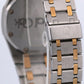 PAPERS Audemars Piguet Royal Oak GRAY 35mm Two-Tone 18K Gold Steel Watch 4100SA