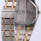 PAPERS Audemars Piguet Royal Oak GRAY 35mm Two-Tone 18K Gold Steel Watch 4100SA