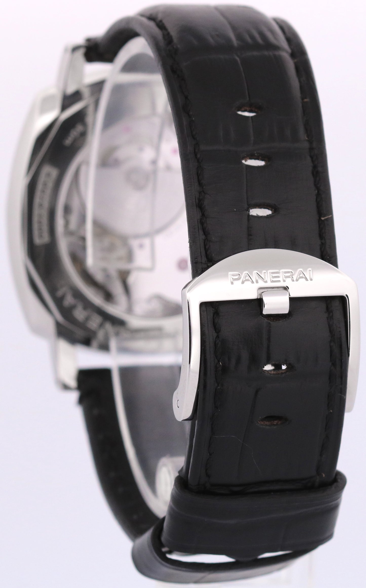 Panerai Luminor Due PAM00674 Black Stainless Steel Leather 45mm PAM674 BOX