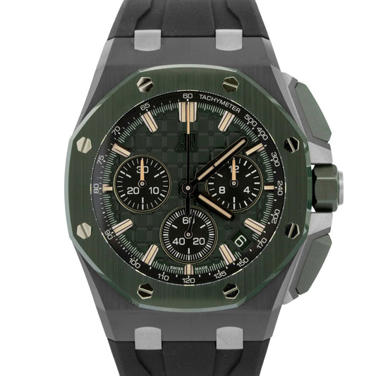 NEW PAPERS Audemars Piguet Royal Oak Offshore GREEN 43mm 26420CE.OO.A063VE.01