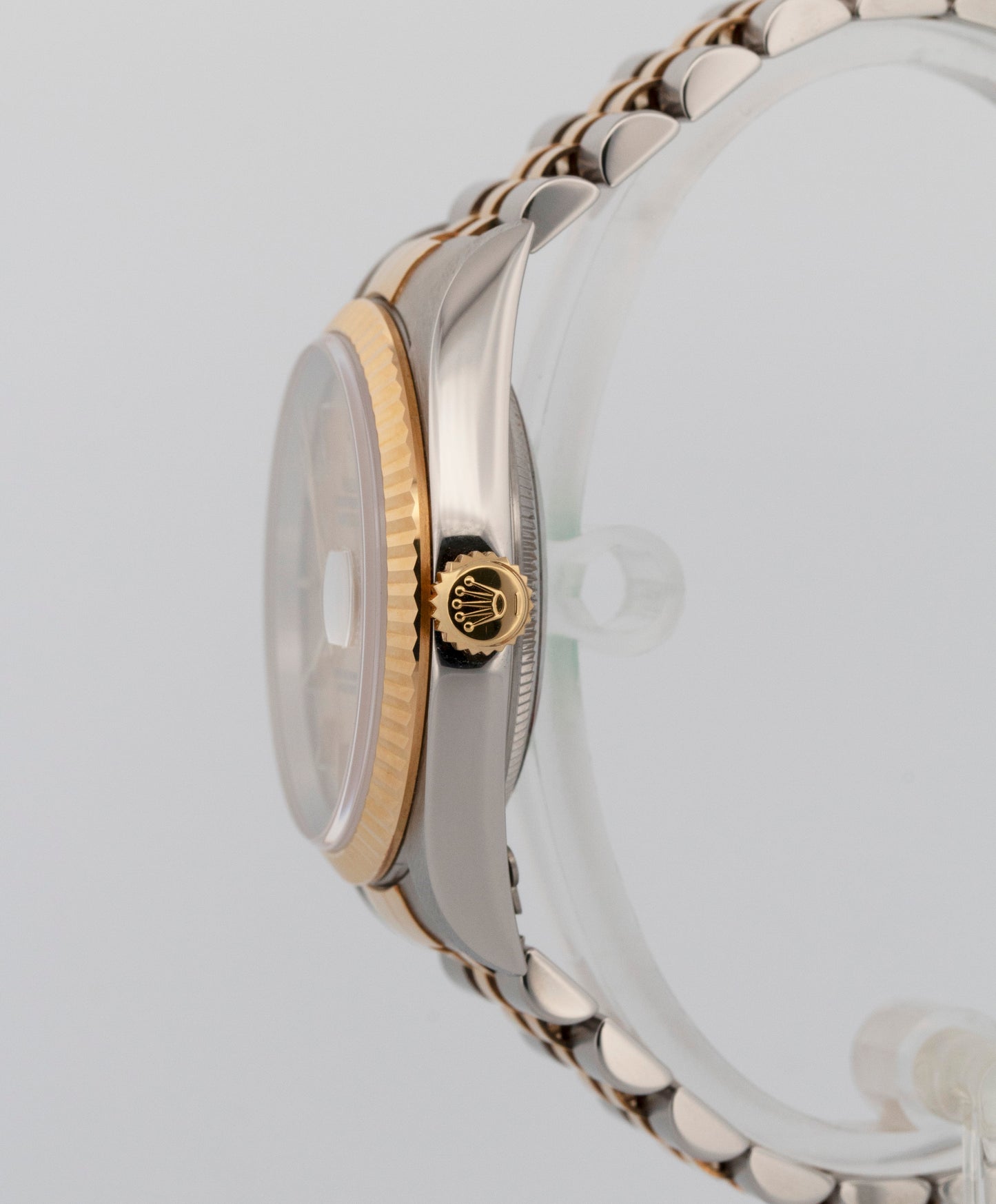 UNPOLISHED Rolex DateJust 36mm Champagne Jubilee 18K Gold JUBILEE 16233 Watch