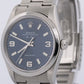 UNPOLISHED Rolex Oyster Perpetual Air-King BLUE Steel OYSTER 34mm 14000 Watch