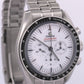 PAPERS Omega Speedmaster Moonwatch WHITE 42mm Steel 310.30.42.50.04.001 BOX