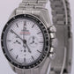 PAPERS Omega Speedmaster Moonwatch WHITE 42mm Steel 310.30.42.50.04.001 BOX