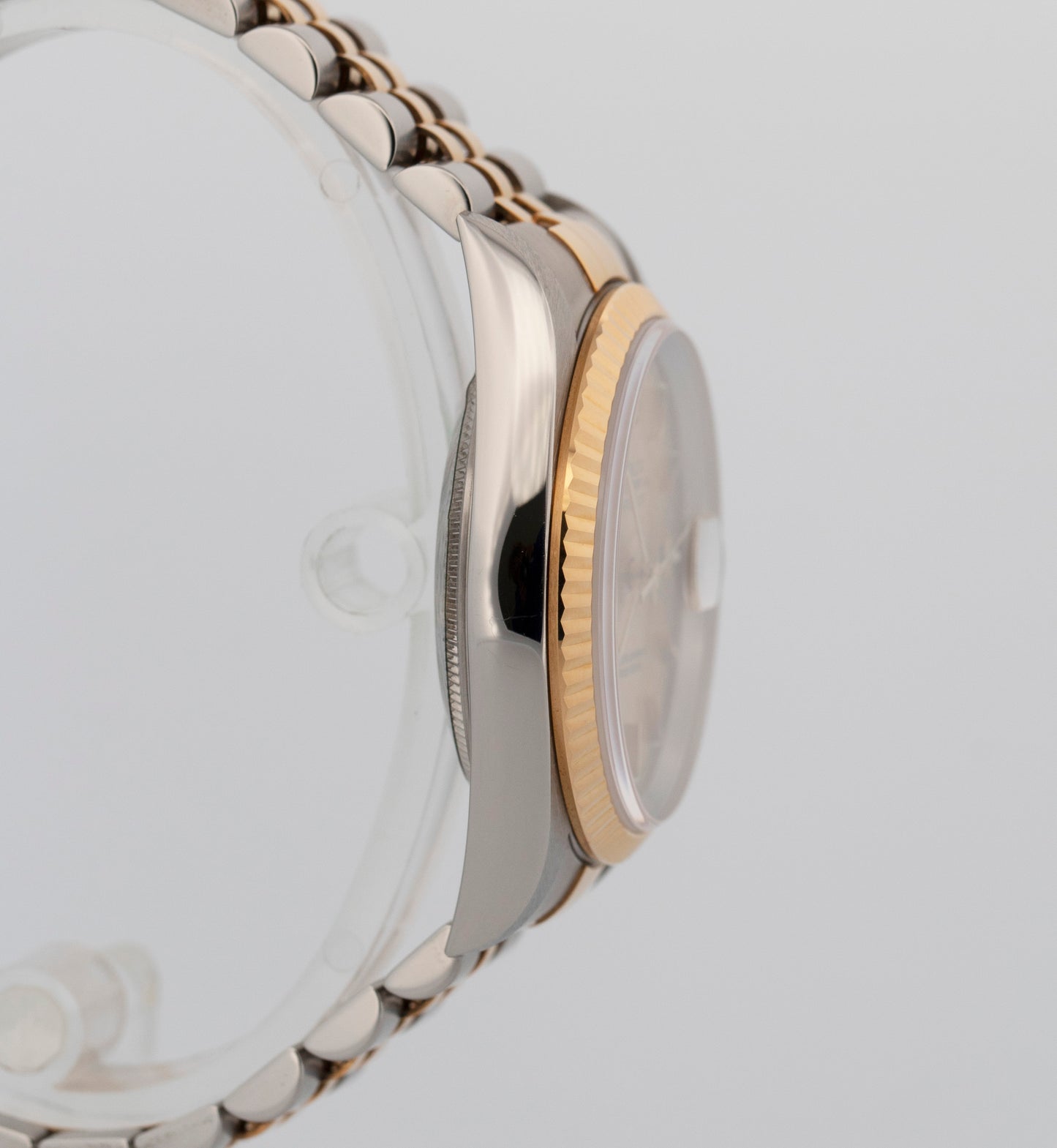 UNPOLISHED Rolex DateJust 36mm Champagne Jubilee 18K Gold JUBILEE 16233 Watch