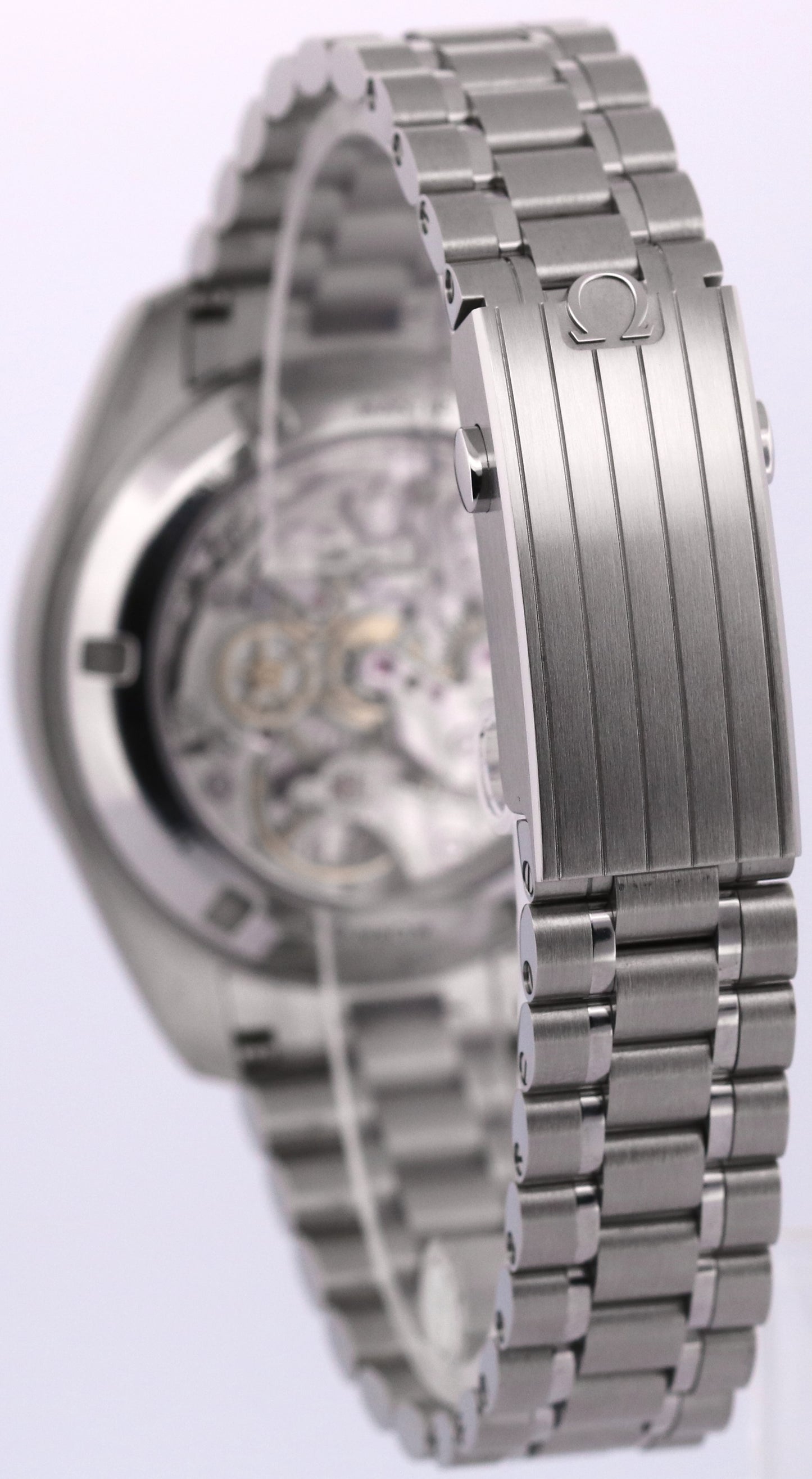 PAPERS Omega Speedmaster Moonwatch WHITE 42mm Steel 310.30.42.50.04.001 BOX