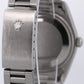 UNPOLISHED Rolex Oyster Perpetual Air-King BLUE Steel OYSTER 34mm 14000 Watch