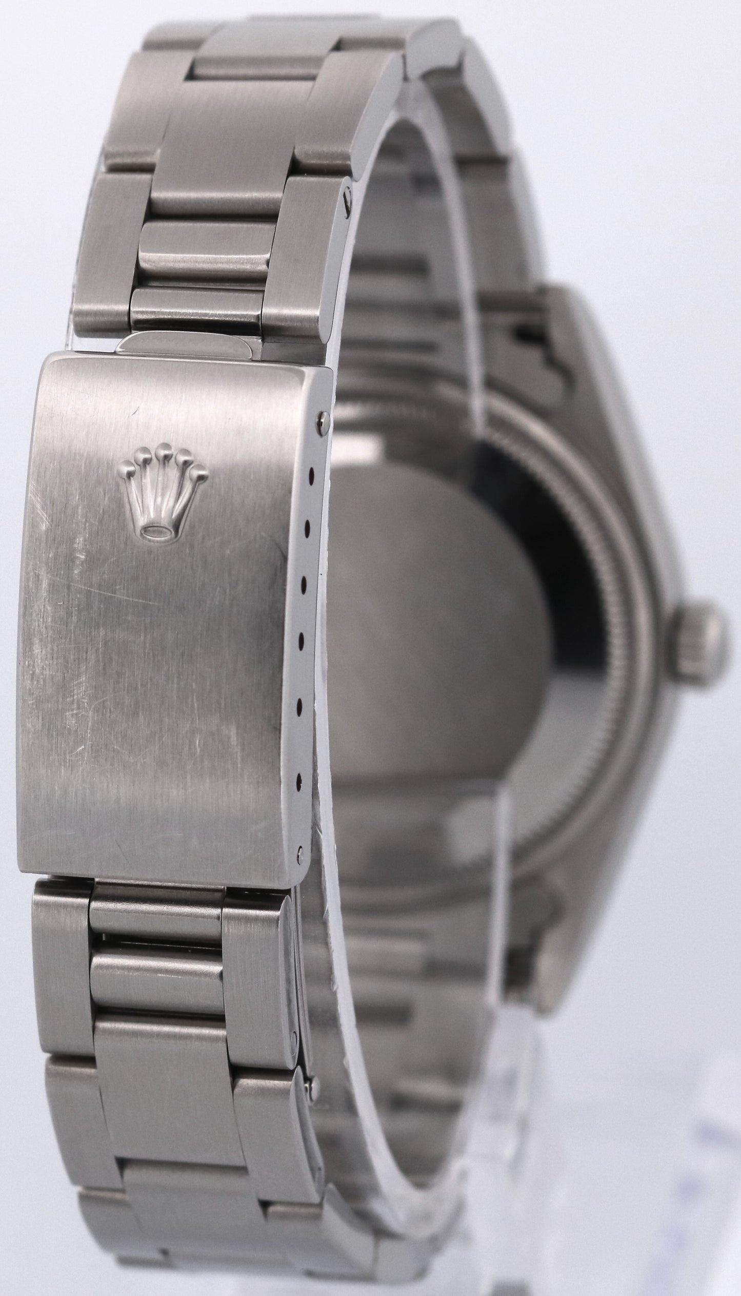 UNPOLISHED Rolex Oyster Perpetual Air-King BLUE Steel OYSTER 34mm 14000 Watch