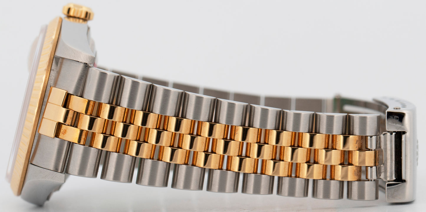 UNPOLISHED Rolex DateJust 36mm Champagne Jubilee 18K Gold JUBILEE 16233 Watch