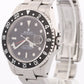 PAPERS UNPOLISHED Rolex GMT-Master II BLACK Stainless OYSTER 16710 Watch BOX
