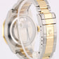 Rolex Submariner Date Two-Tone 18k Yellow Gold Steel Black 40mm 16613 Watch