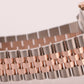 Rolex DateJust 41mm SUNDUST PINK Steel 18K Rose Gold JUBILEE Fluted 126331 BOX