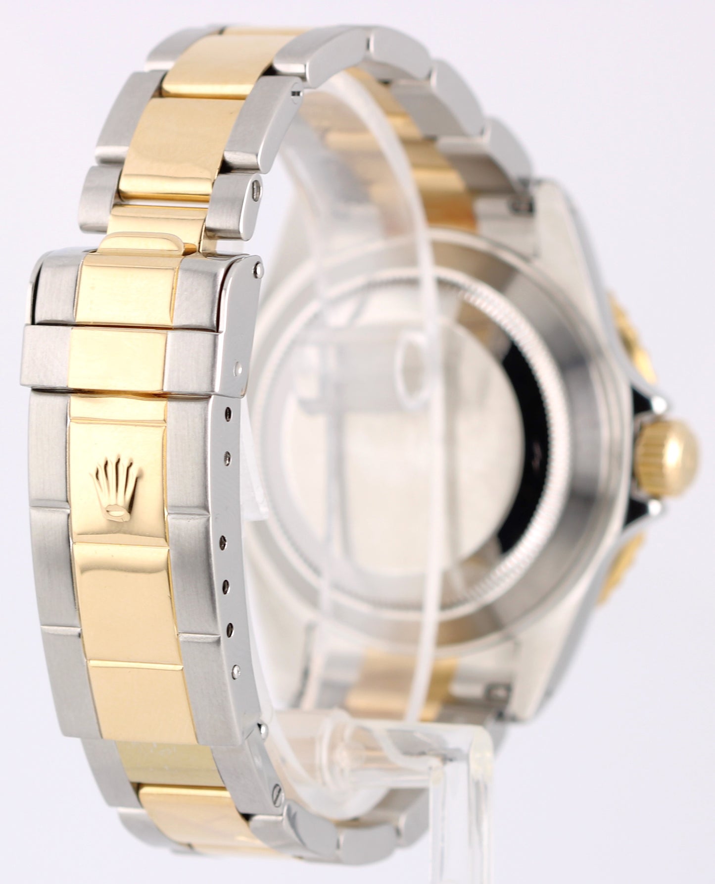 Rolex Submariner Date Two-Tone 18k Yellow Gold Steel Black 40mm 16613 Watch