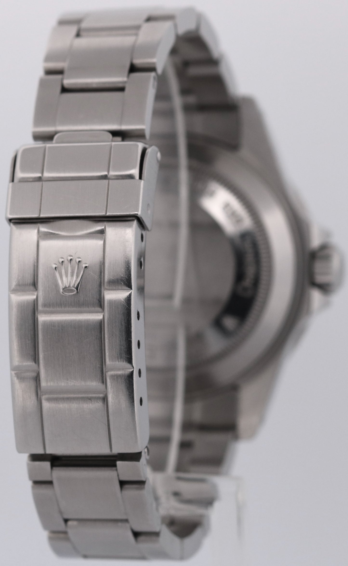UNPOLISHED 1990 Rolex Sea-Dweller 16600 40mm BLACK Oyster Stainless Steel Watch