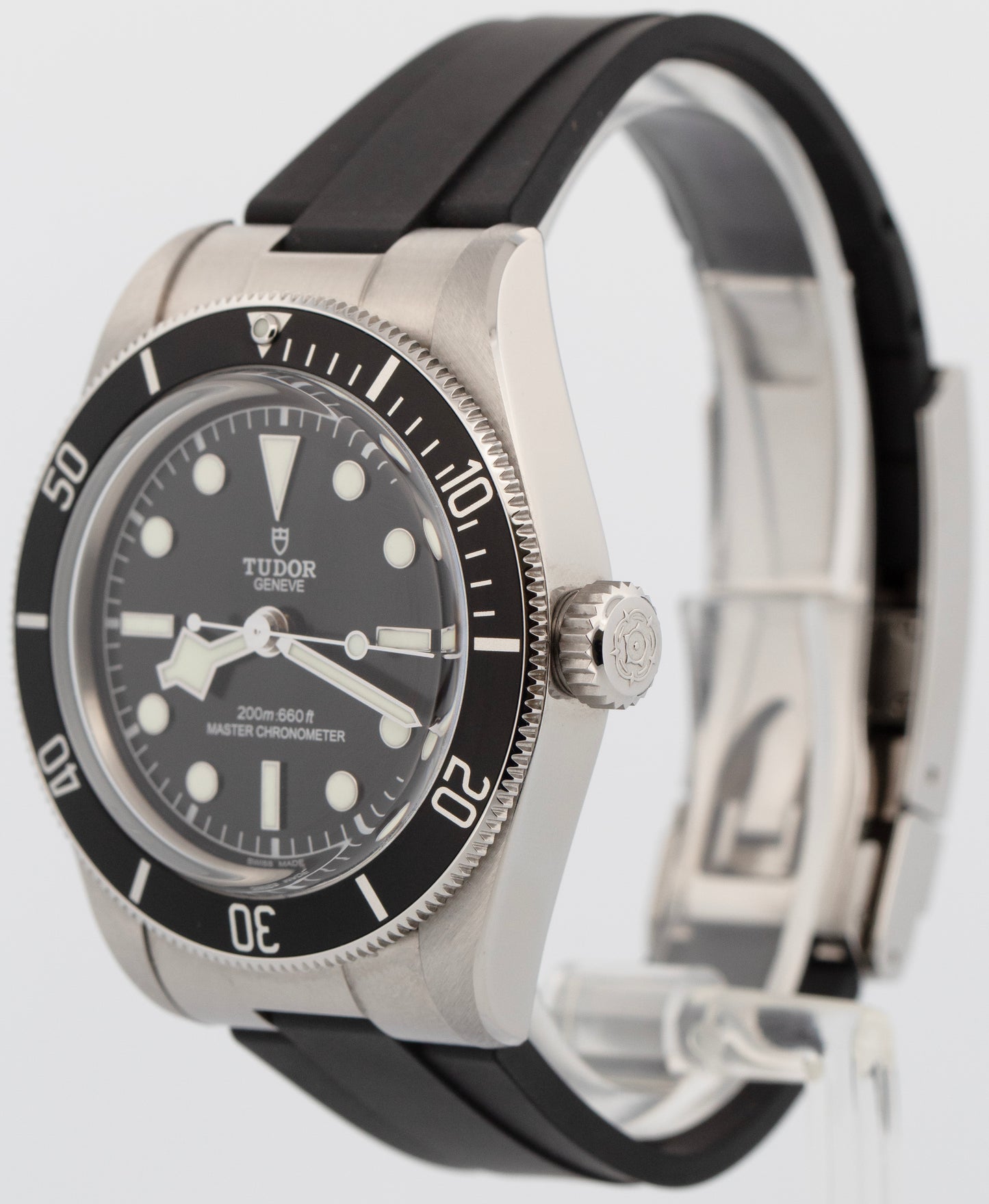 2025 PAPERS Tudor Black Bay Stainless Steel Rubber 41mm Watch 7941A1A0NU BOX