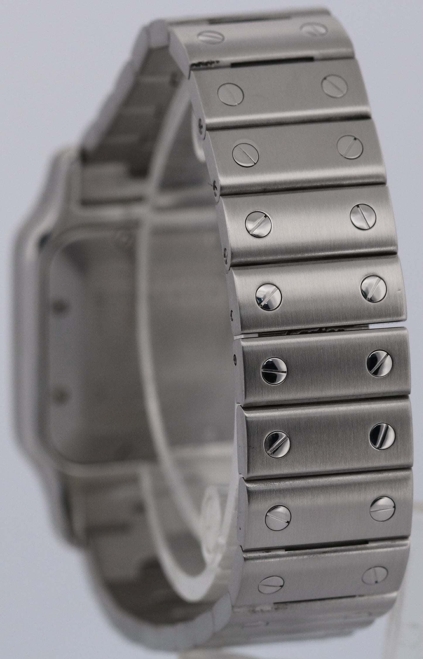 Cartier Santos Galbee 29mm SILVER ROMAN Stainless Steel Automatic 2319 W20055D6