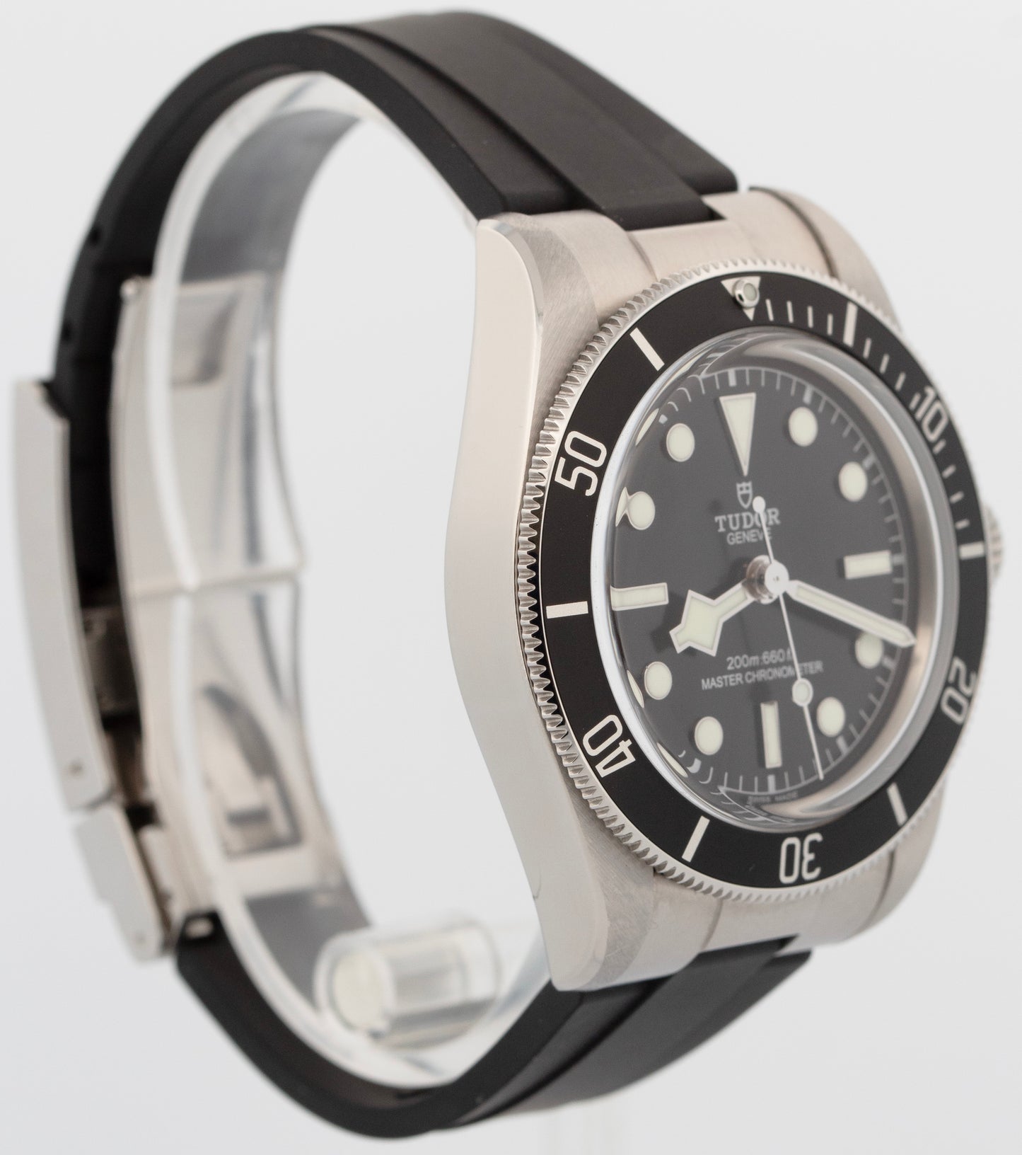 2025 PAPERS Tudor Black Bay Stainless Steel Rubber 41mm Watch 7941A1A0NU BOX