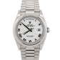 Rolex Day-Date President WHITE Roman 18K White Gold 36mm 128239 Watch