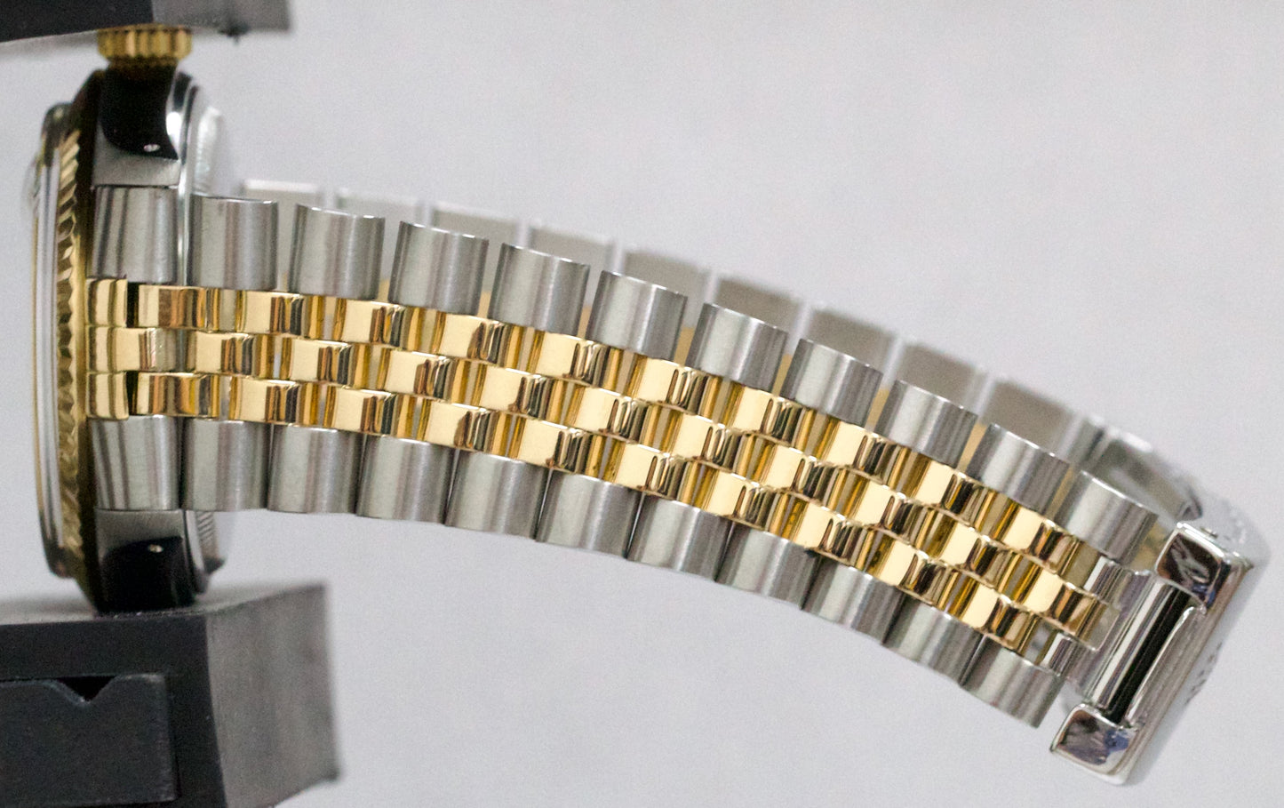1986 Rolex DateJust CHAMPAGNE 18K Yellow Gold Steel JUBILEE 36mm 16013 Watch