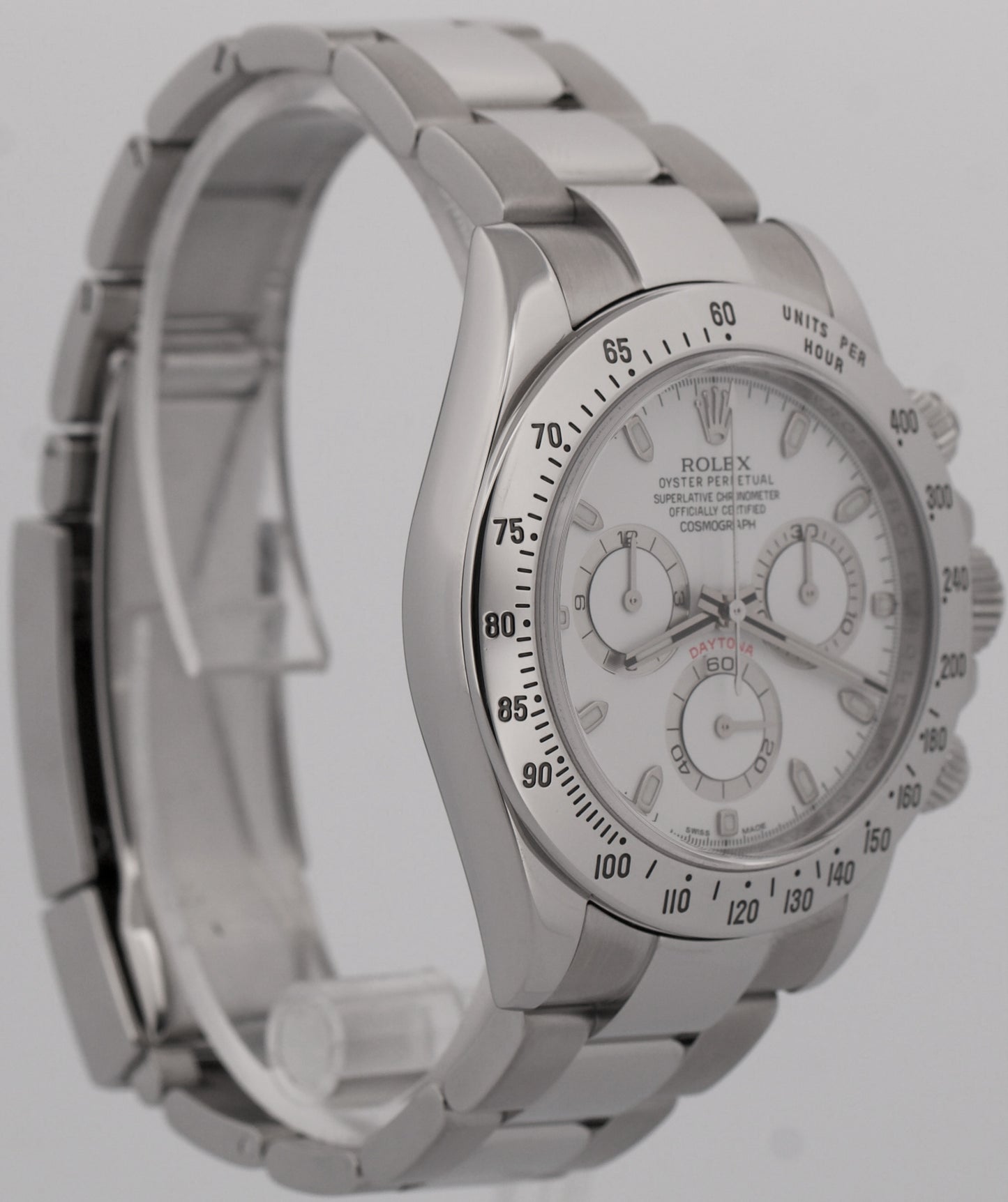 2020 RSC Rolex Daytona Cosmograph WHITE Steel RANDOMIZED 40mm 116520 Watch BOX